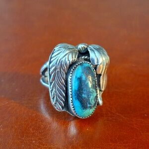 Artisan Handmade Silver and Turquoise Ring